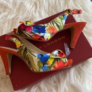 💞SASHA LONDON 💞flowers shoes